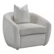Blue Mallee Mendocino Beach Upholstered Cali Accent Chair with Pillow