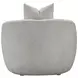 Blue Mallee Mendocino Beach Upholstered Cali Accent Chair with Pillow