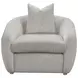 Blue Mallee Mendocino Beach Upholstered Cali Accent Chair with Pillow
