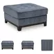 Maxon Place Navy Oversized Accent Ottoman