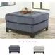 Maxon Place Navy Oversized Accent Ottoman