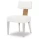 Miramar White Upholstered Side Chair Set of 2