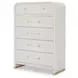 Miramar Oyster 5 Drawer Chest