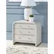 Miramar Oyster 3 Drawer Nightstand
