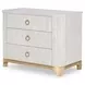 Miramar Oyster 3 Drawer Chest Nightstand