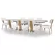 Miramar White Upholstered Side Chair Set of 2