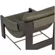 Fitzgerald Ludlow Dark Olive Leather Upholstered Lounge Chair