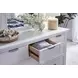 Heritage Coast Coastal White 7 Drawer Dresser and Arched Mirror