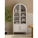 Fynn Light Gray 4 Door Display Cabinet