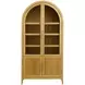 Fynn Warm Blonde 4 Door Display Cabinet