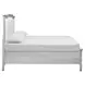 Glenbrook Pebble and Beige King Upholstered Panel Bed