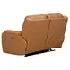 Marquis Caramel Leather 62" Power Reclining Loveseat with Power Headrest and USB Charging