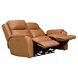 Marquis Caramel Leather 62" Power Reclining Loveseat with Power Headrest and USB Charging