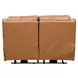 Marquis Caramel Leather 62" Power Reclining Loveseat with Power Headrest and USB Charging
