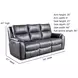 Marquis Smoke 84" Zero Gravity Power Reclining Sofa with Power Headrest and USB Charging