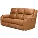 Marquis Caramel Leather 84" Zero Gravity Power Reclining Sofa with Power Headrest and USB Charging