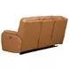 Marquis Caramel Leather 84" Zero Gravity Power Reclining Sofa with Power Headrest and USB Charging