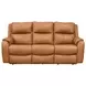 Marquis Caramel Leather 84" Zero Gravity Power Reclining Sofa with Power Headrest and USB Charging