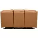 Marquis Caramel Leather 84" Zero Gravity Power Reclining Sofa with Power Headrest and USB Charging