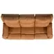 Marquis Caramel Leather 84" Zero Gravity Power Reclining Sofa with Power Headrest and USB Charging
