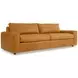 Nest Tan 98" Sofa with Pillows