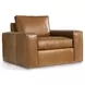 Nest Tan Upholstered Swivel Chair
