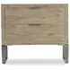 Tribeca Brown 2 Drawer Nightstand With Sled Base