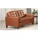 Cassian Nutmeg Top Grain Leather Loveseat