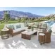 Palm Desert Poolside White Outdoor Conversation Set