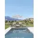 Palm Desert Poolside White Outdoor 84" Chaise
