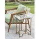 Palm Desert Poolside Green Upholstered Outdoor Occasional Chair