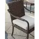 Kilimanjaro Beige Upholstered Outdoor Arm Chair