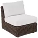 Kilimanjaro Beige 4 Piece Modular Outdoor Sectional with Loveseat