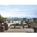 Kilimanjaro Beige 4 Piece Modular Outdoor Sectional with Loveseat