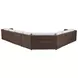 Kilimanjaro Beige 4 Piece Modular Outdoor Sectional with Loveseat