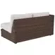 Kilimanjaro Beige 4 Piece Modular Outdoor Sectional with Loveseat
