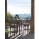 Kilimanjaro Black Upholstered Outdoor Swivel Bar Stool