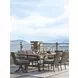 Kilimanjaro Black Upholstered Outdoor Swivel Rocker Dining Chair