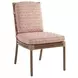 Sandpiper Bay Pink Upholstered Outdoor Side Chair