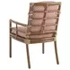 Sandpiper Bay Pink Upholstered Outdoor Arm Chair