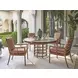 Sandpiper Bay Pink Upholstered Outdoor Arm Chair