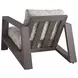 Mozambique Beige Upholstered Outdoor Lounge Chair