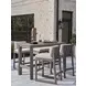 Mozambique Beige Upholstered Outdoor Bar Stool