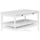 Wilmington White Wood Top Occasional Table Set