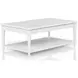Wilmington White Wood Top Occasional Table Set