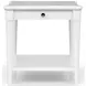 Wilmington White Wood Top Occasional Table Set