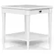 Wilmington White Wood Top Occasional Table Set