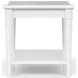 Wilmington White Wood End Table