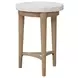 Wilmington Sand Chairside Table with Cement Top