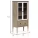 Wilmington Sand Display Bookcase